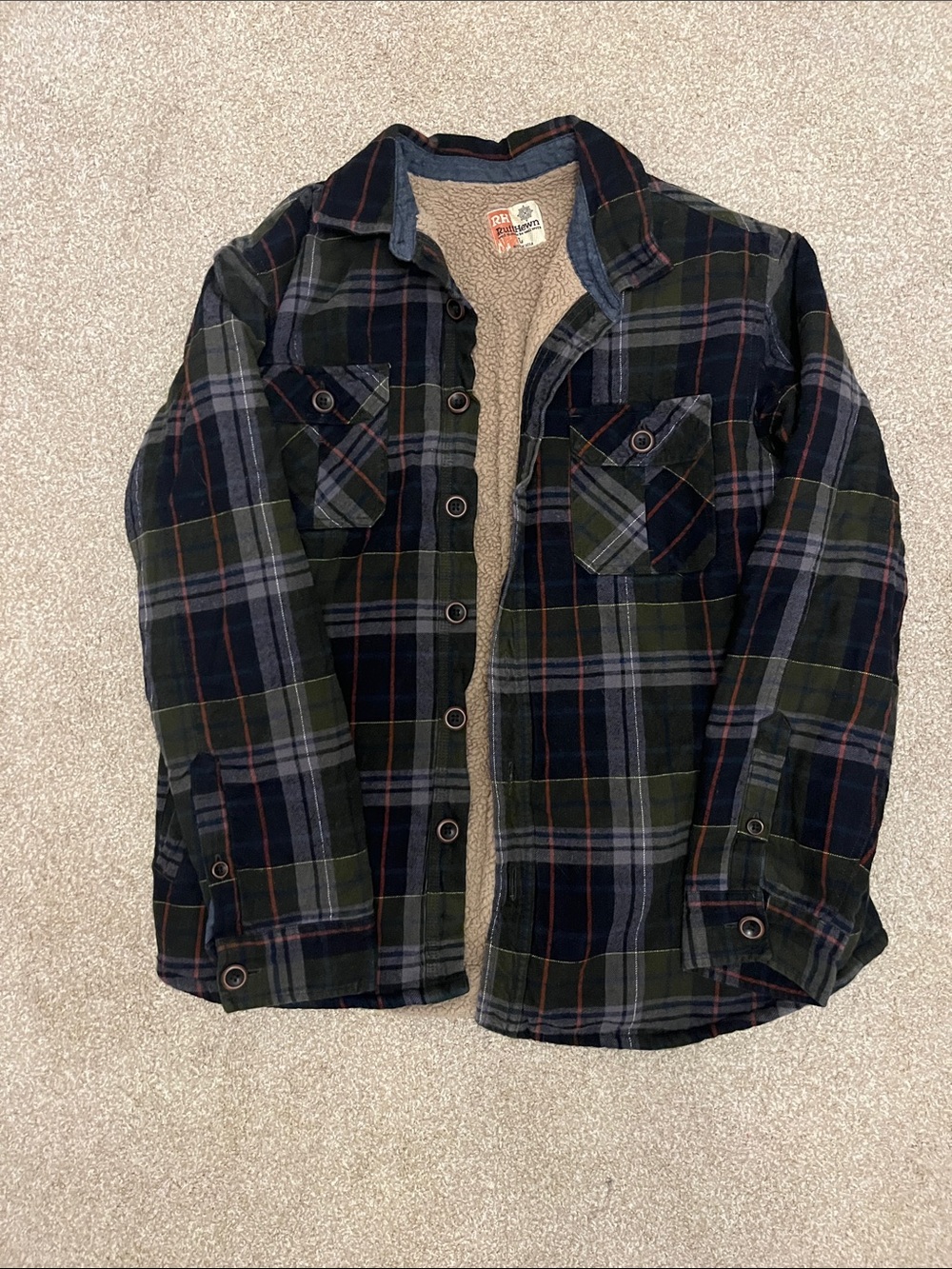 Ruff Hewn Sherpa-Lined Shirt Jacket